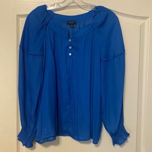Current Air. Long sleeve royal blue top. Worn once